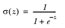 Sigmoid 函数计算公式